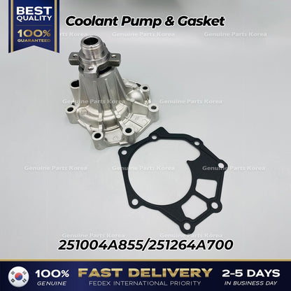 Genuine Coolant Pump & Gasket 251004A855 for Hyundai H100 H350 Kia K2500