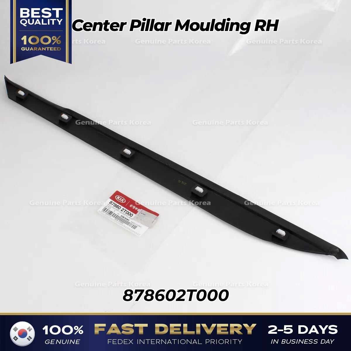 Genuine Center Pillar Moulding RH 878602T000 for Kia Optima