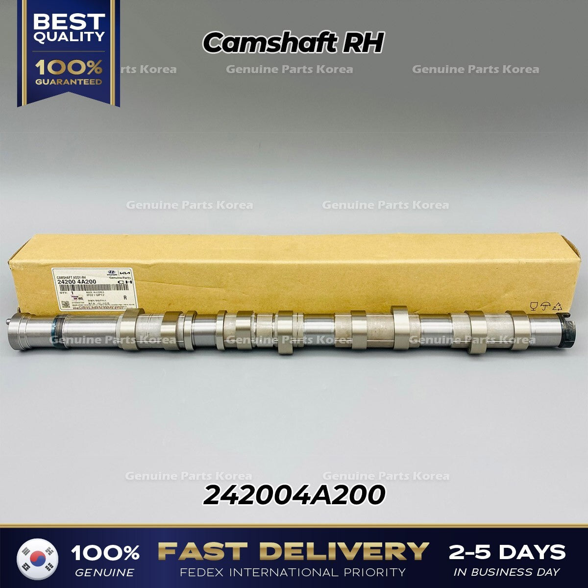 Genuine Camshaft RH 242004A200 for Hyundai H1 H100 Kia K2500