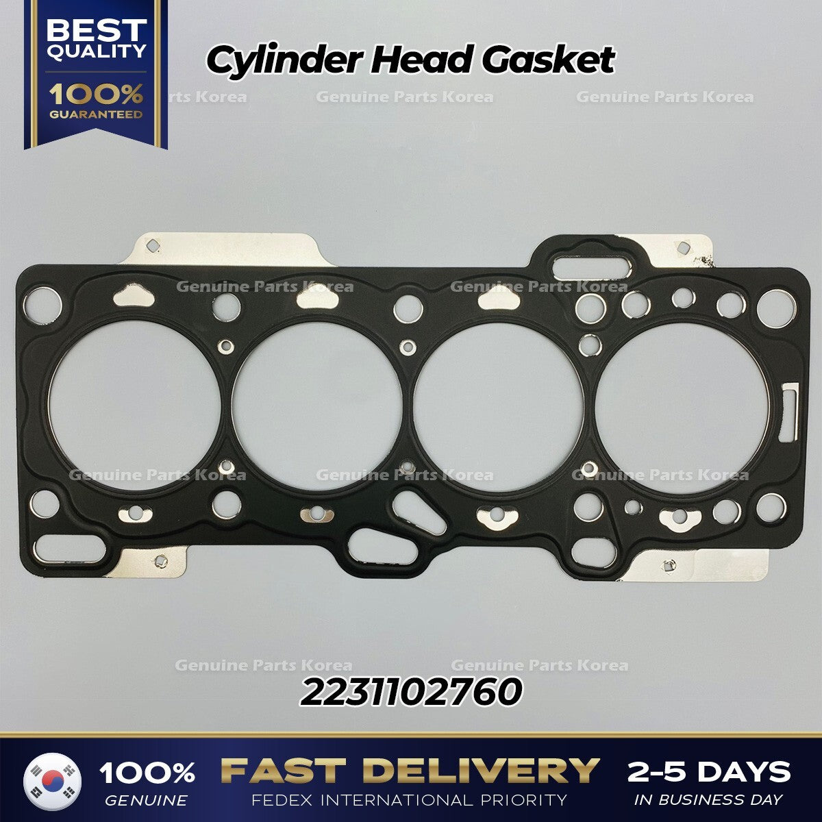 Genuine Cylinder Head Gasket 2231102760 for Hyundai i10 Getz Kia Picanto