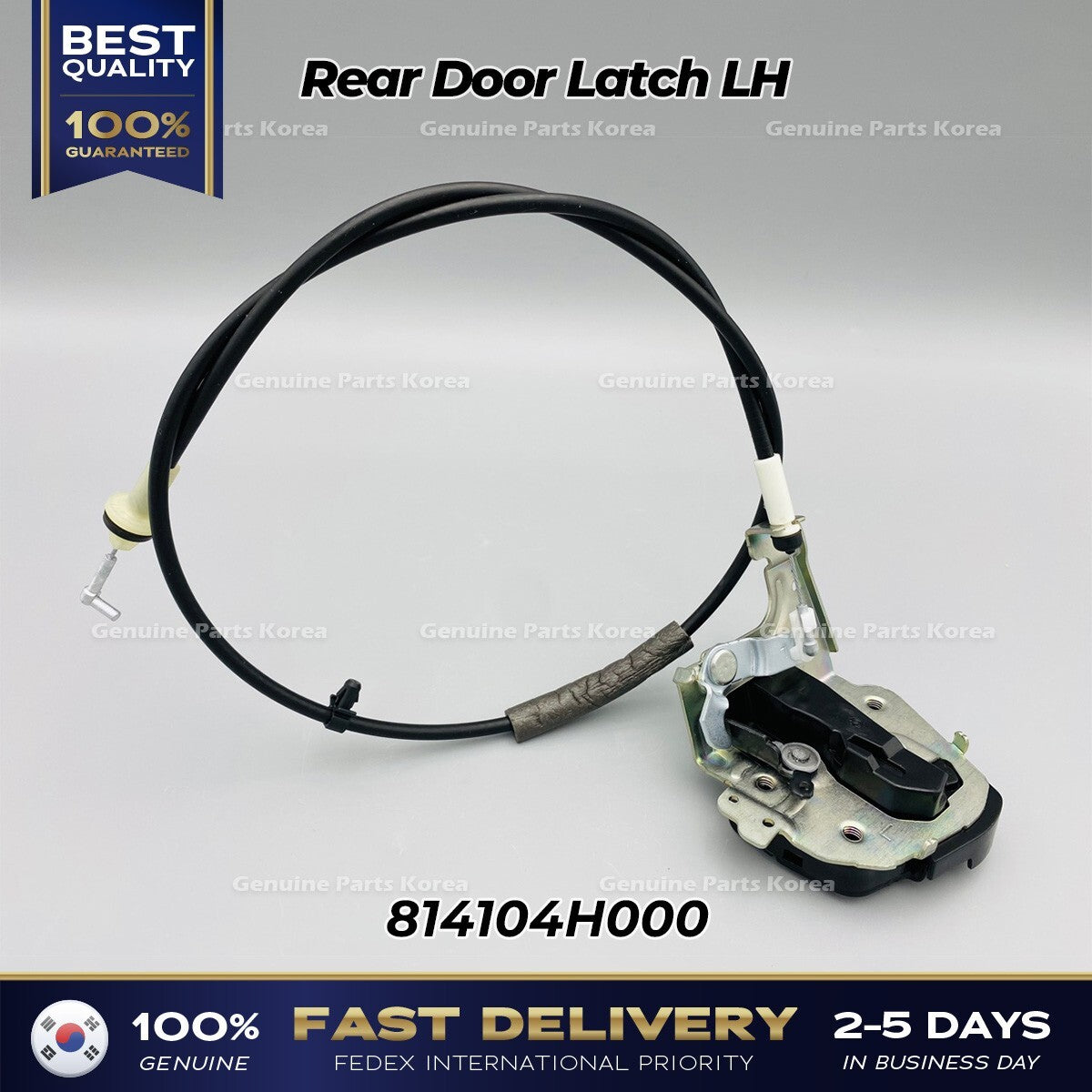 Genuine Rear Door Latch LH 814104H000 for Hyundai H1 Grand Starex