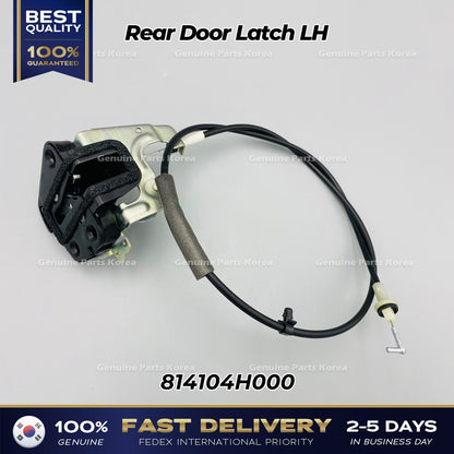 Genuine Rear Door Latch LH 814104H000 for Hyundai H1 Grand Starex