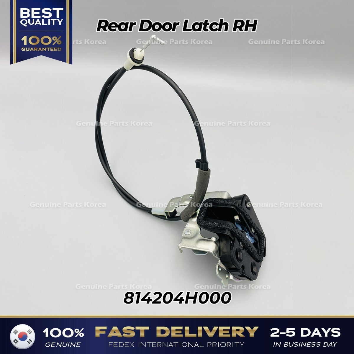 Genuine Rear Door Latch RH 814204H000 for Hyundai H1 Grand Starex