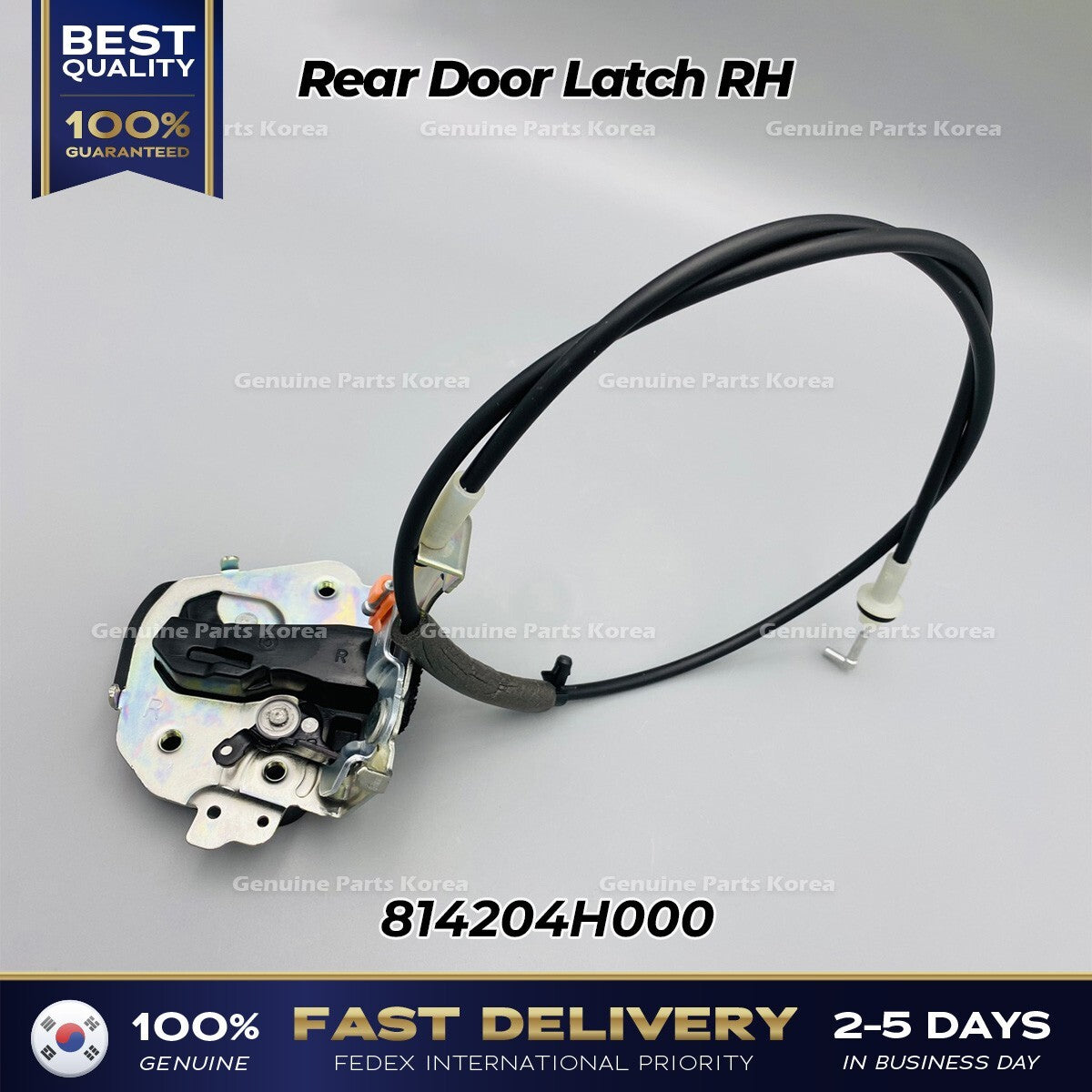 Genuine Rear Door Latch RH 814204H000 for Hyundai H1 Grand Starex