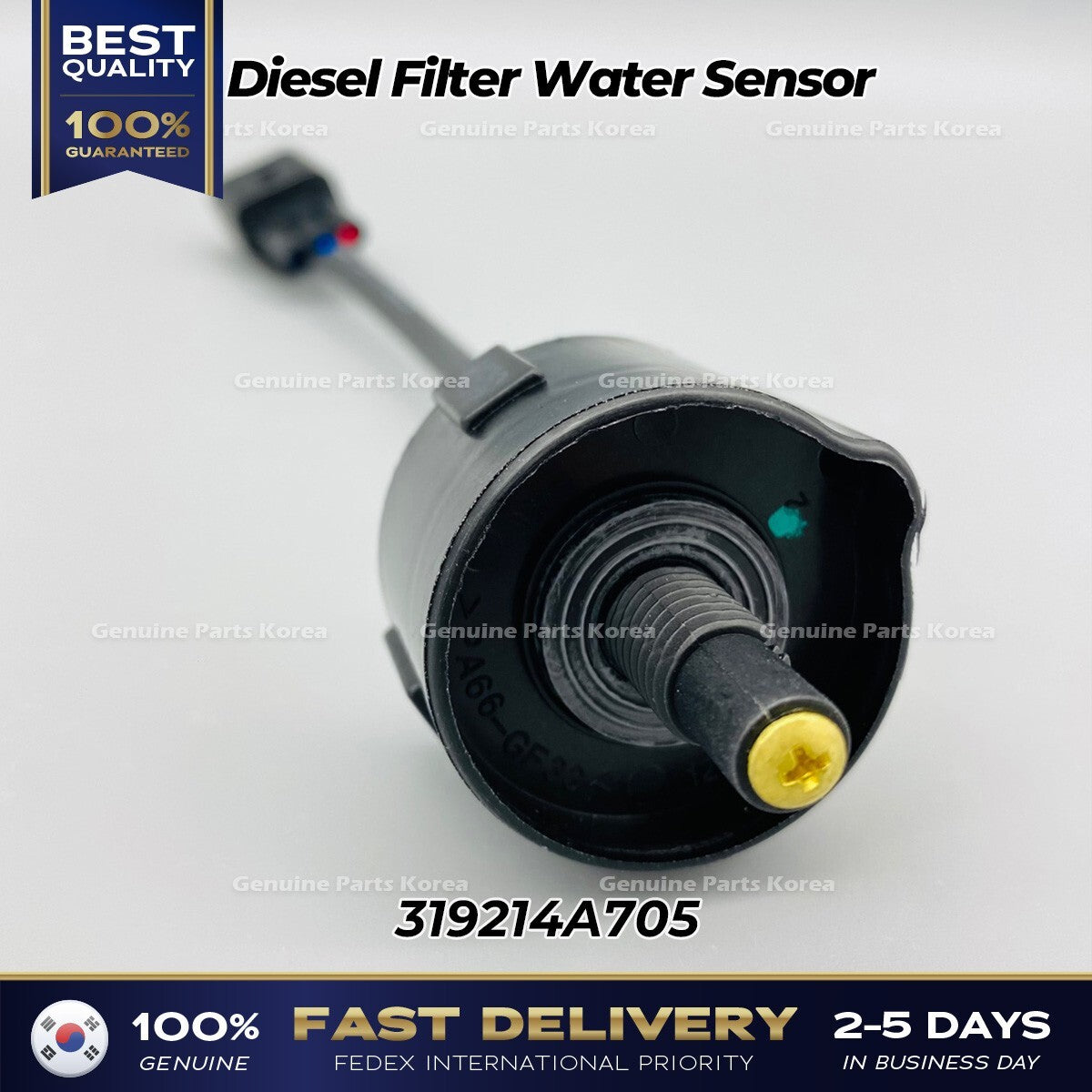 Genuine Diesel Filter Water Sensor 319214A705 for Hyundai Santa Fe Kia Sorento