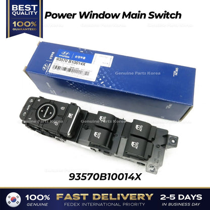 Genuine Power Window Main Switch 93570B10014X for Hyundai Genesis G80