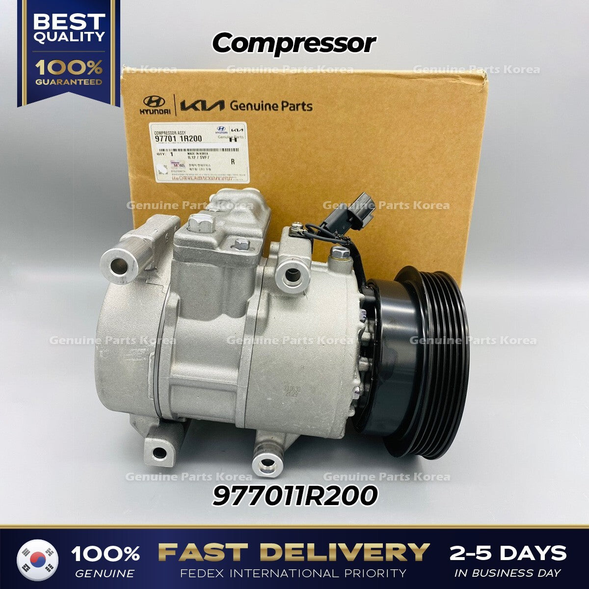 Genuine Compressor 977011R200 for Hyundai Accent