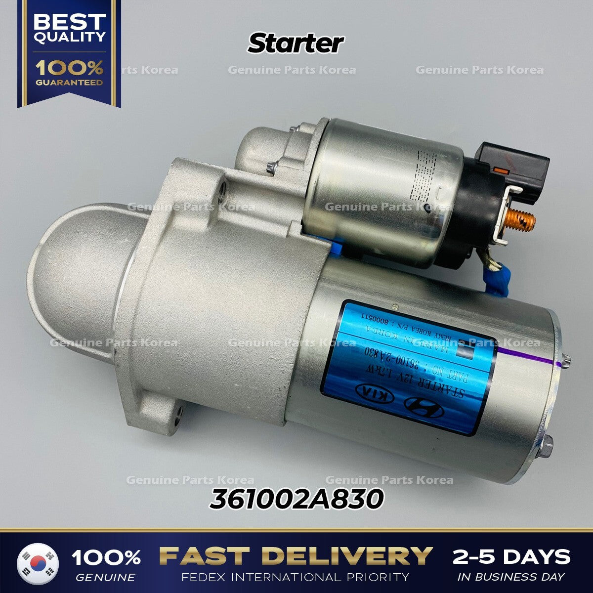 Genuine Starter 361002A830 for Hyundai i40 Kia Carens