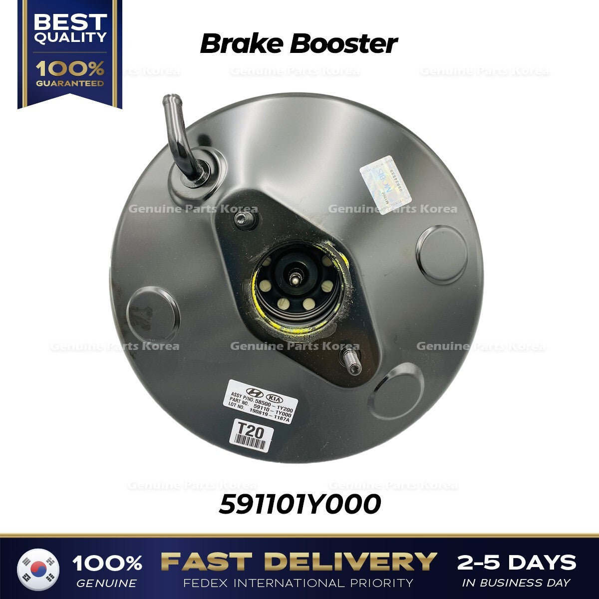 Genuine Brake Booster 591101Y000 for Kia Picanto