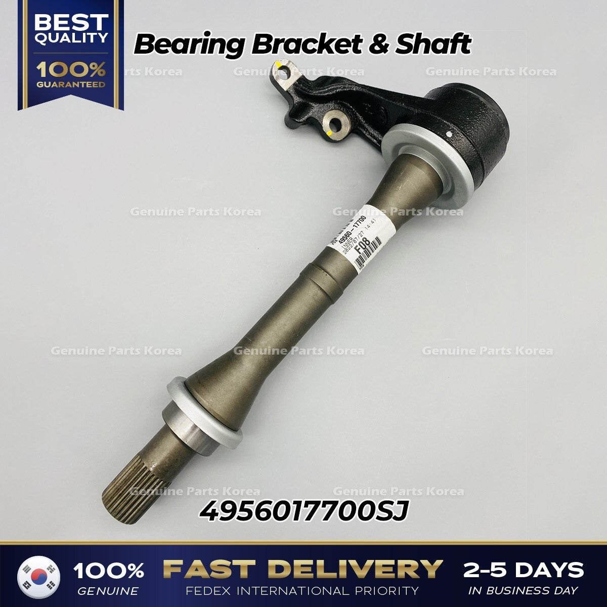 Genuine Bearing Bracket & Shaft 4956017700SJ for Hyundai Accent