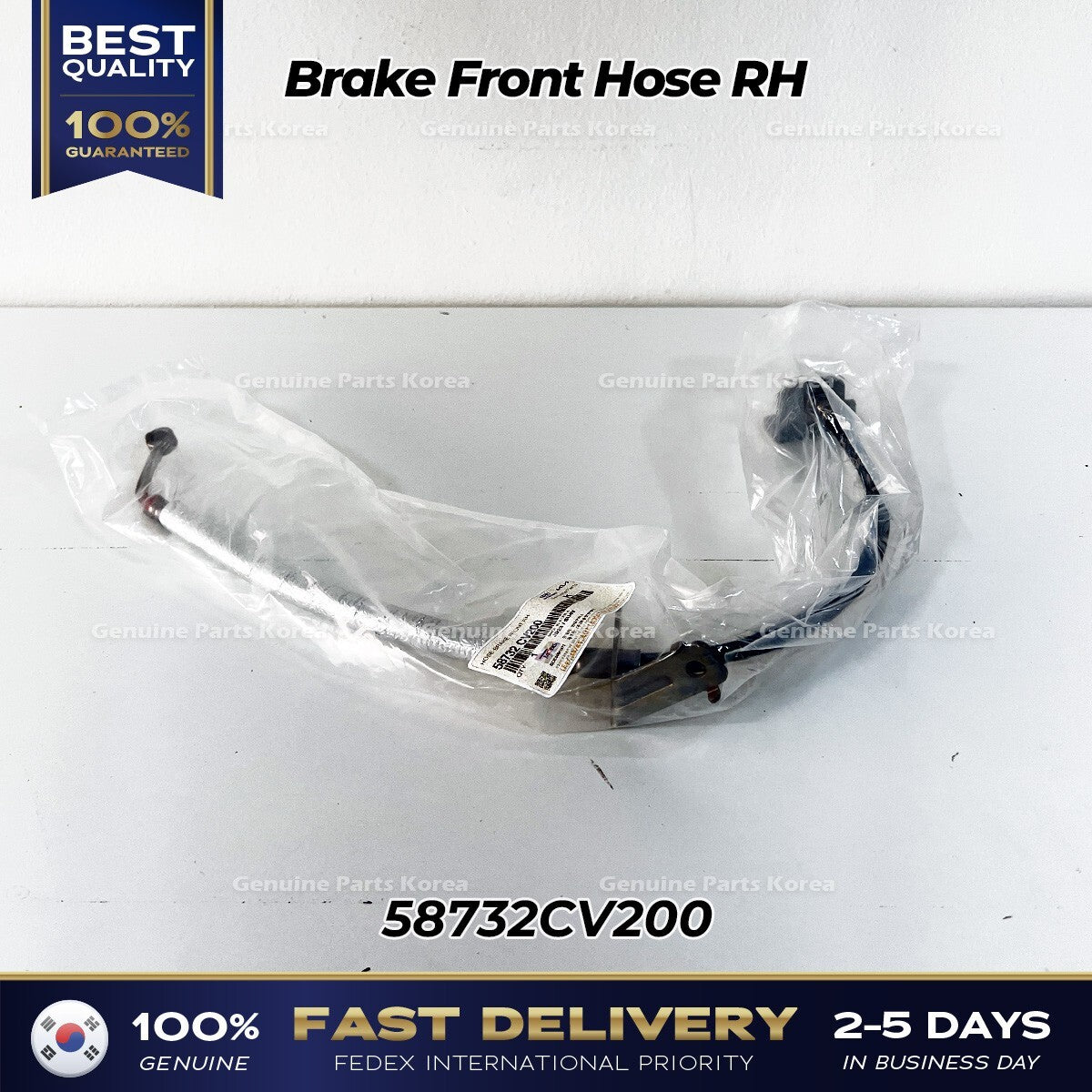 Genuine Brake Front Hose RH 58732CV200 for Kia EV6