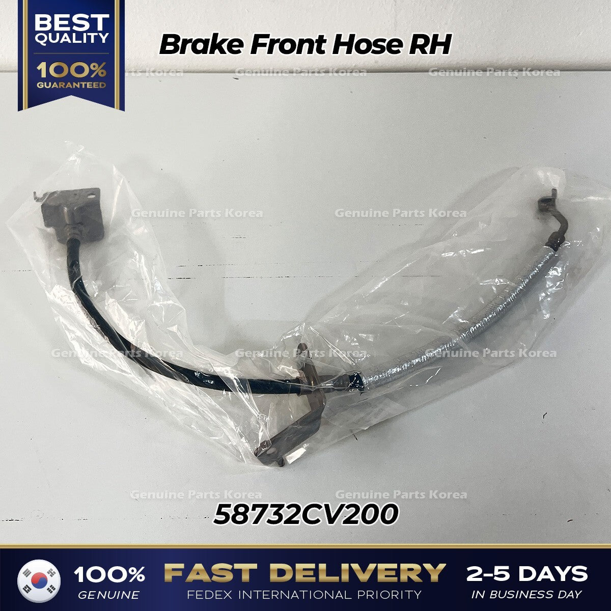 Genuine Brake Front Hose RH 58732CV200 for Kia EV6