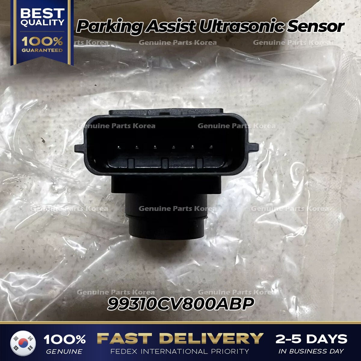 Genuine Parking Assist Ultrasonic Sensor 99310CV800ABP for Kia EV6