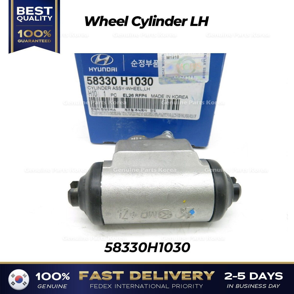 Genuine Wheel Cylinder LH 58330H1030 for Hyundai Terracan