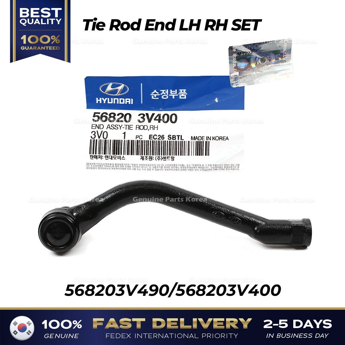 Genuine Tie Rod End LH RH SET for Hyundai Azera Kia Cadenza