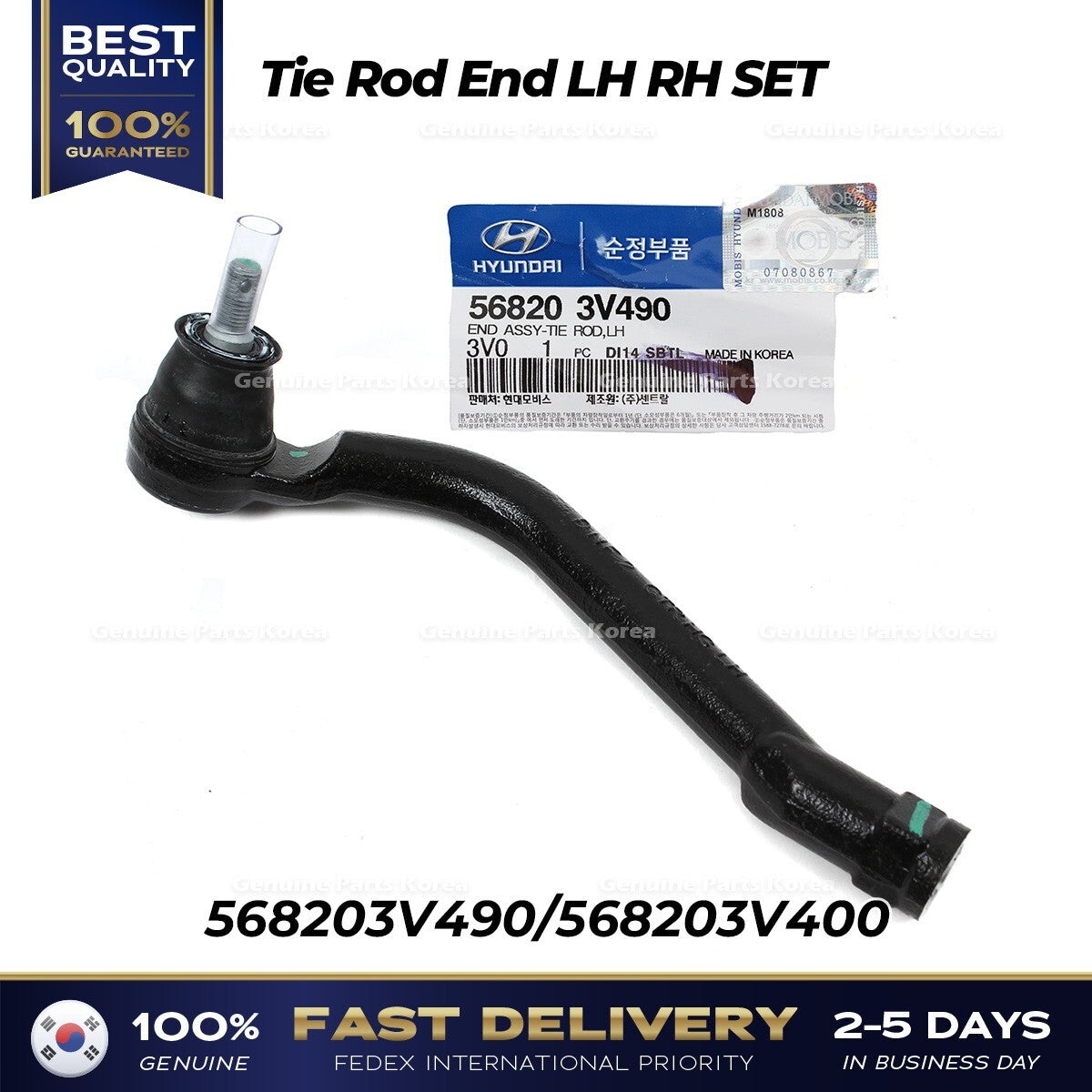 Genuine Tie Rod End LH RH SET for Hyundai Azera Kia Cadenza