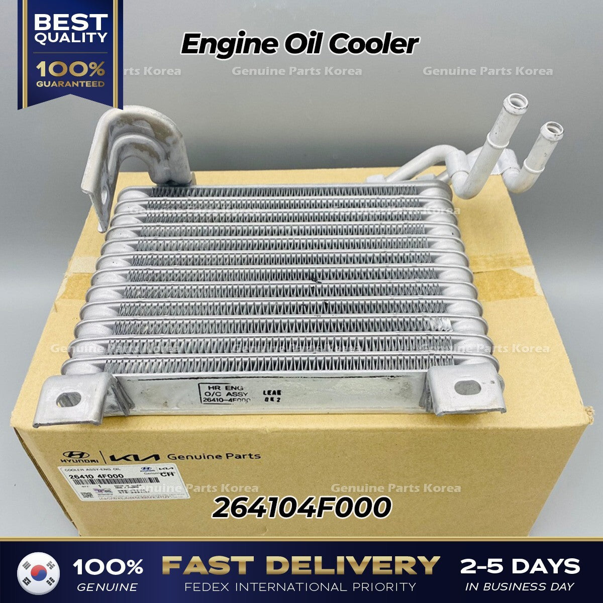Genuine Engine Oil Cooler 264104F000 for Hyundai H100