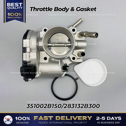 Genuine Throttle Body & Gasket 351002B150 for Hyundai Accent Kia Rio