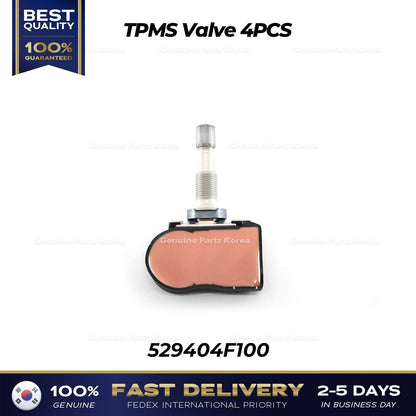 Genuine TPMS Valve 4PCS 529404F100 for Hyundai H1 Porter II Kia Bongo III