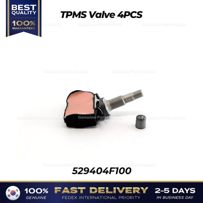Genuine TPMS Valve 4PCS 529404F100 for Hyundai H1 Porter II Kia Bongo III