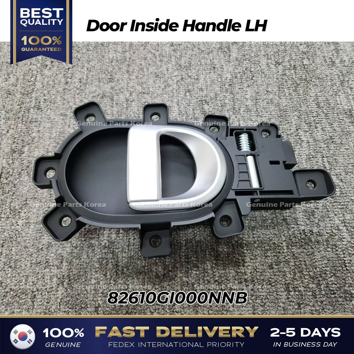 Genuine Door Inside Handle LH 82610GI000NNB for Hyundai Ioniq 5