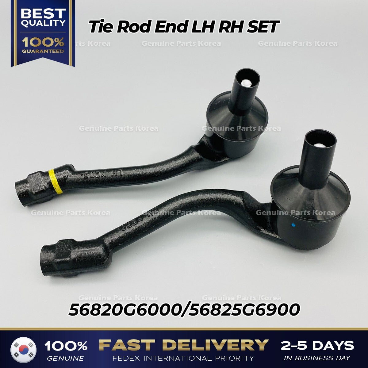 Genuine Tie Rod End LH RH SET for Hyundai Kona Kia Picanto