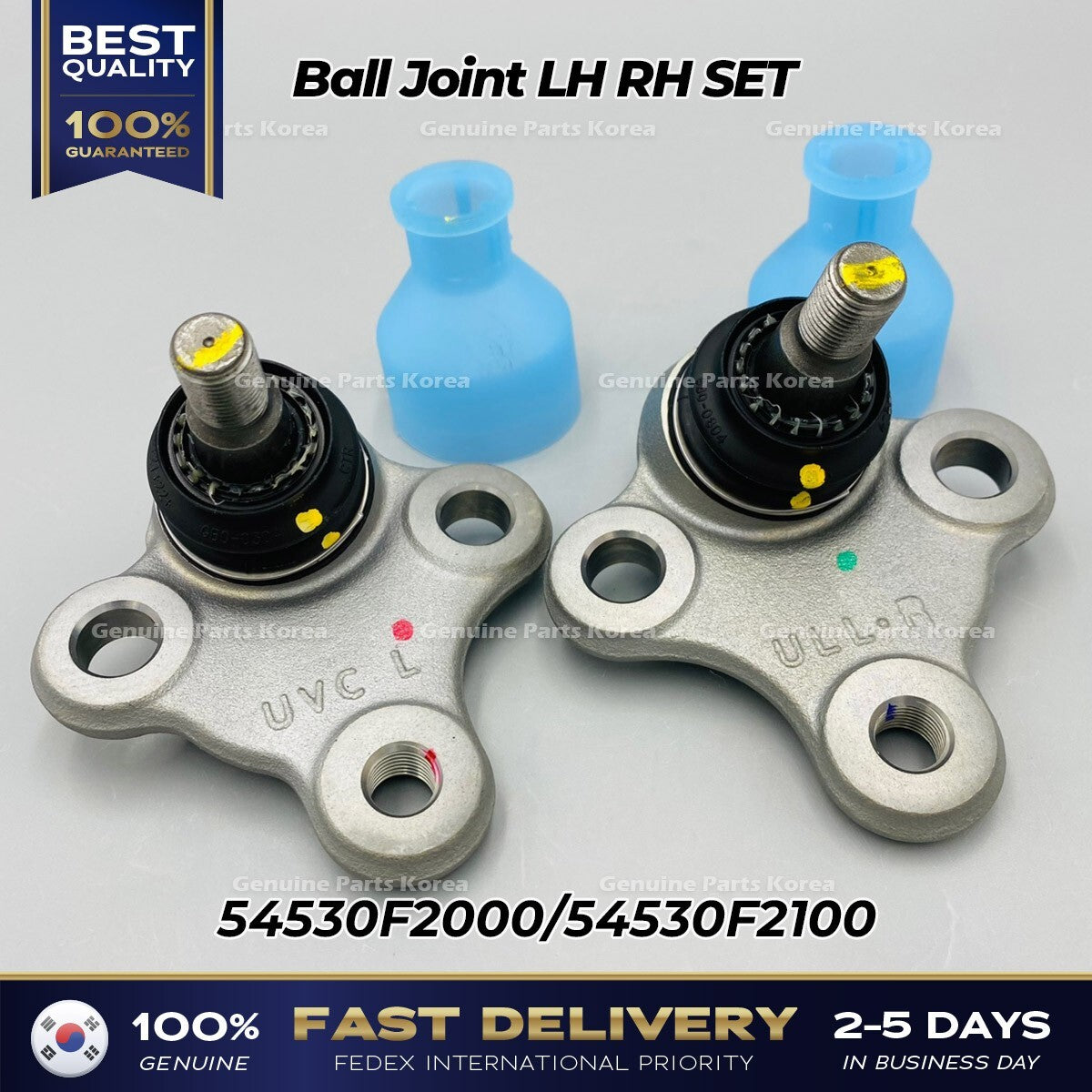 Genuine Ball Joint LH RH SET 54530F2000 54530F2100 for Hyundai Elantra Kona