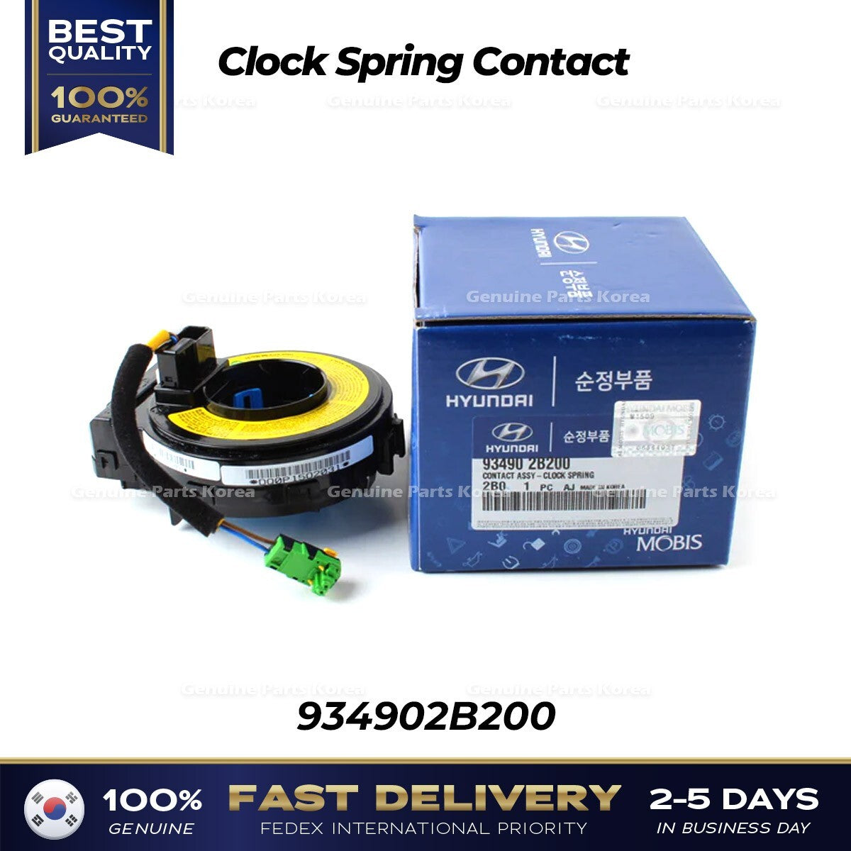Genuine Clock Spring Contact 934902B200 for Hyundai Santa Fe