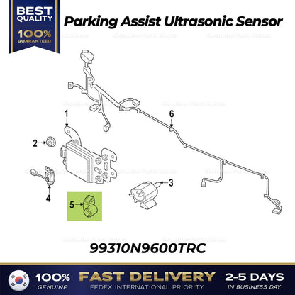 Genuine Parking Assist Ultrasonic Sensor 99310N9600TRC for Hyundai Palisade
