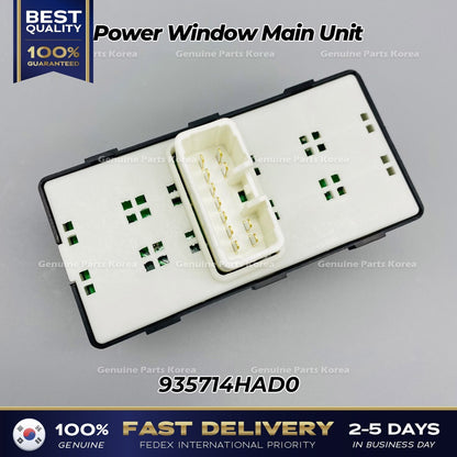 Genuine Power Window Main Unit 935714HAD0 for Hyundai H1