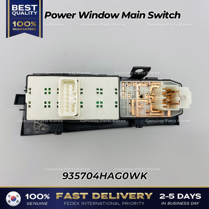 Genuine Power Window Main Switch 935704HAG0WK for Hyundai H1