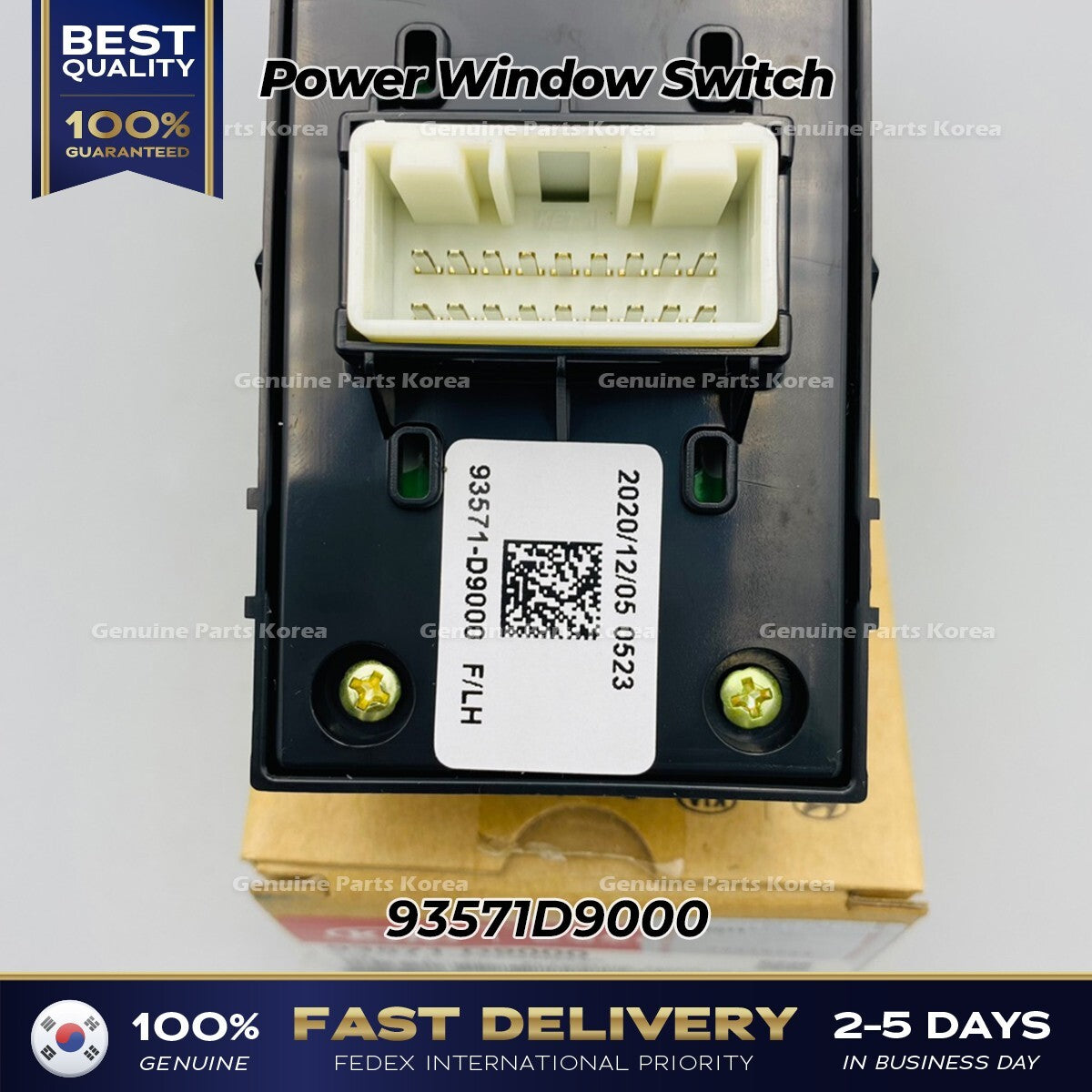 Genuine Power Window Switch 93571D9000 for Kia Sportage