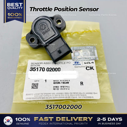 Genuine Throttle Position Sensor 3517002000 for Hyundai i10 Kia Picanto