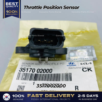 Genuine Throttle Position Sensor 3517002000 for Hyundai i10 Kia Picanto