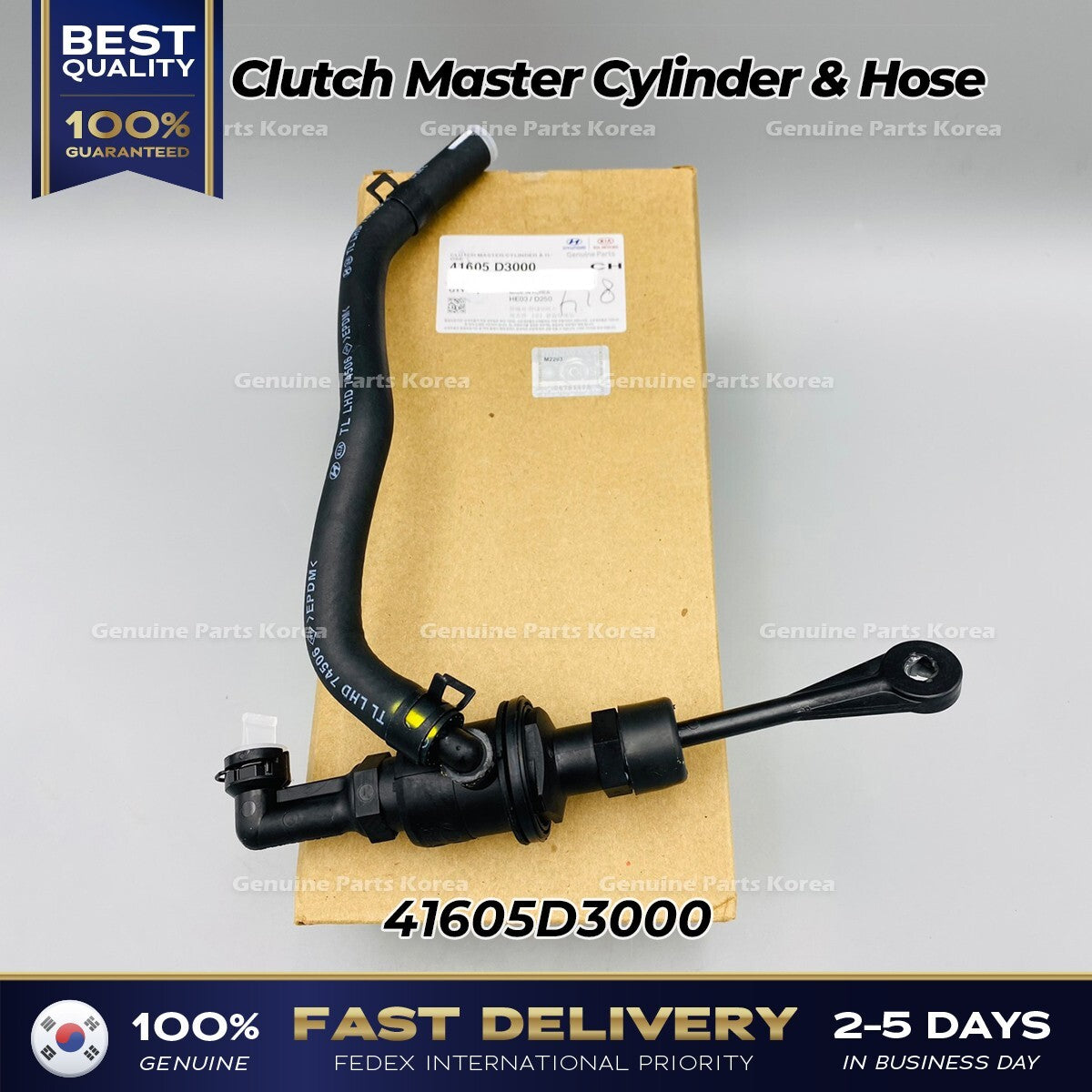 Genuine Clutch Master Cylinder & Hose 41605D3000 for Hyundai Tucson
