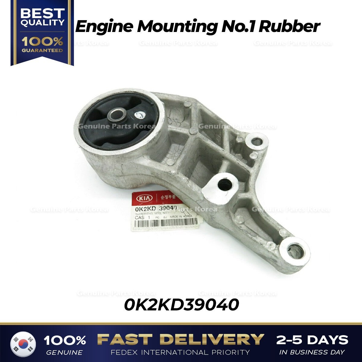 Genuine Engine Mounting No.1 Rubber 0K2KD39040 for Kia Carens