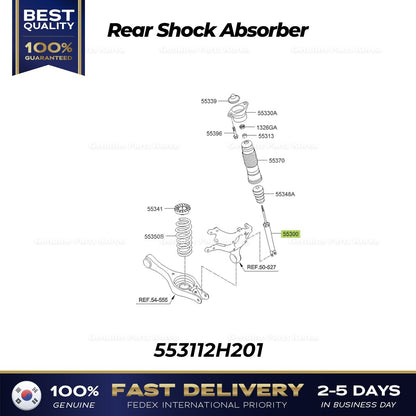 Genuine Rear Shock Absorber 553112H201 for Hyundai Elantra