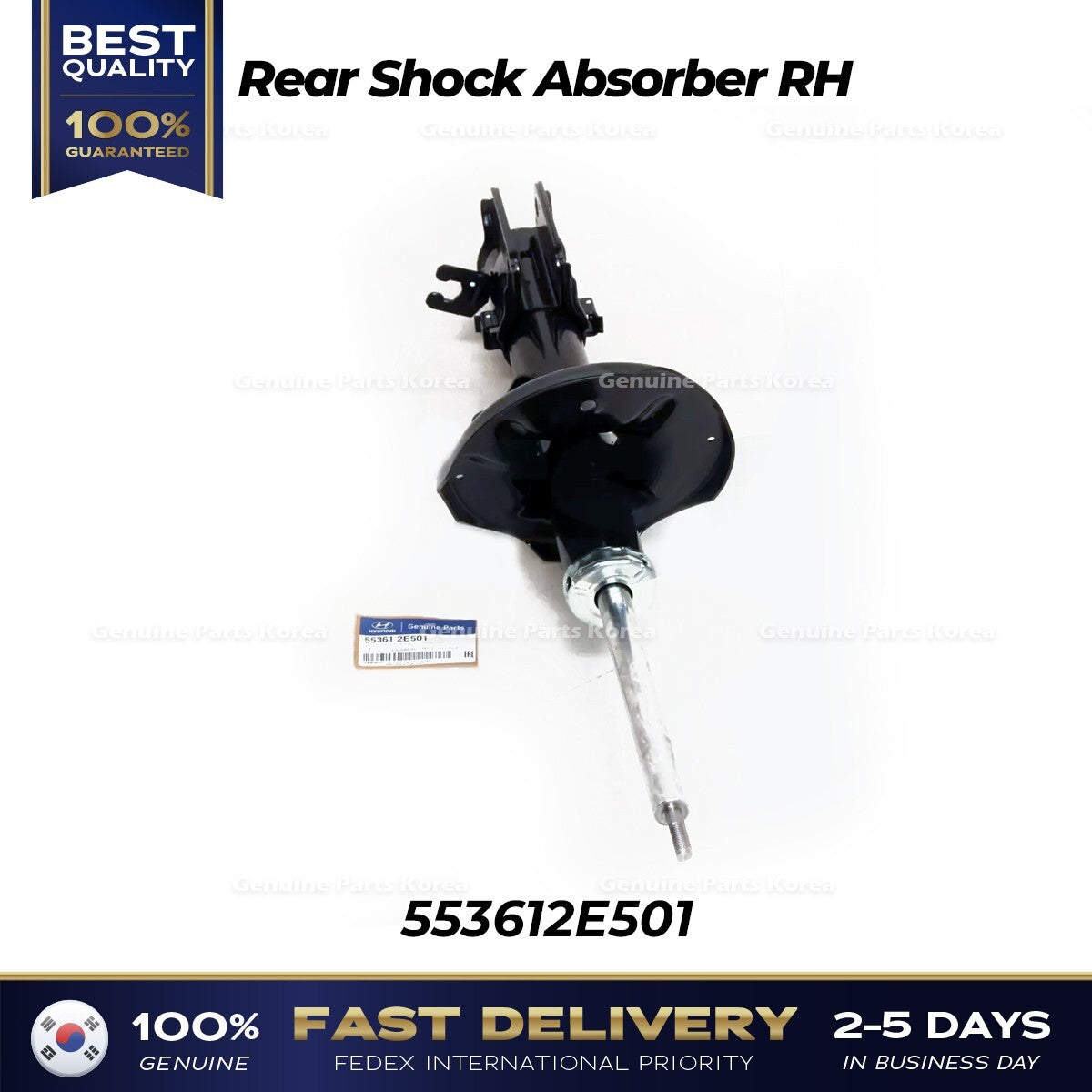 Genuine Rear Shock Absorber RH 553612E501 for Hyundai Tucson