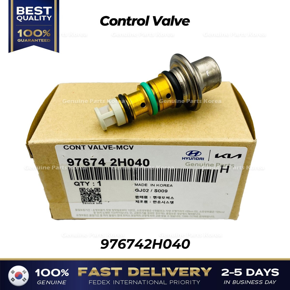 Genuine Control Valve 976742H040 for Hyundai Elantra Kia Sorento