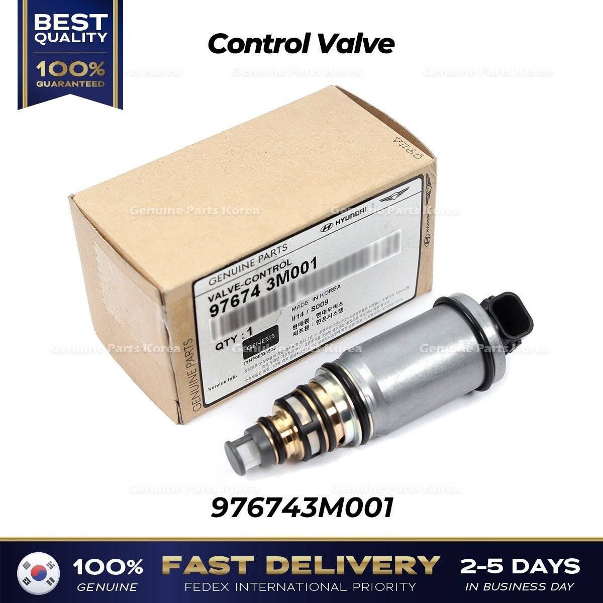 Genuine Control Valve 976743M001 for Hyundai Accent Kia Cadenza