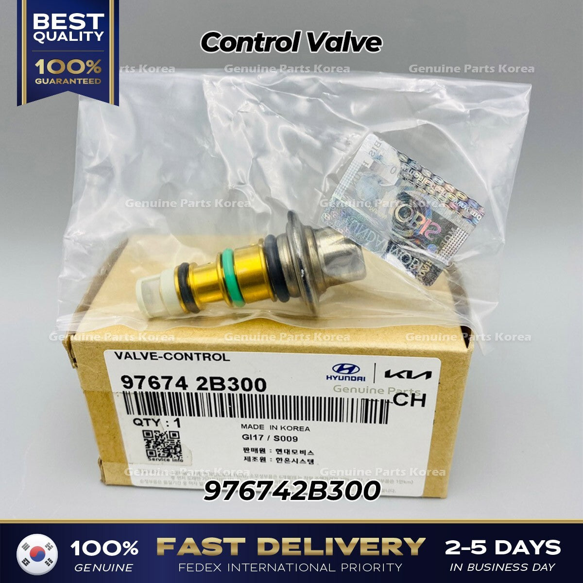 Genuine Control Valve 976742B300 for Hyundai Elantra Veracruz