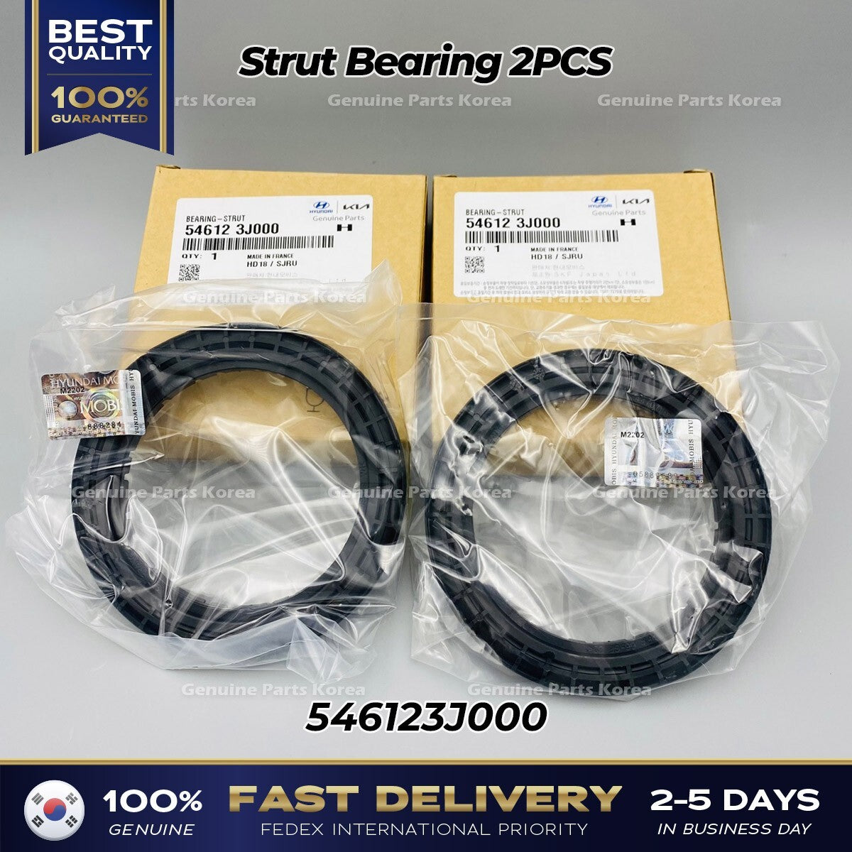 Genuine Strut Bearing 2PCS 546123J000 for Hyundai Veracruz