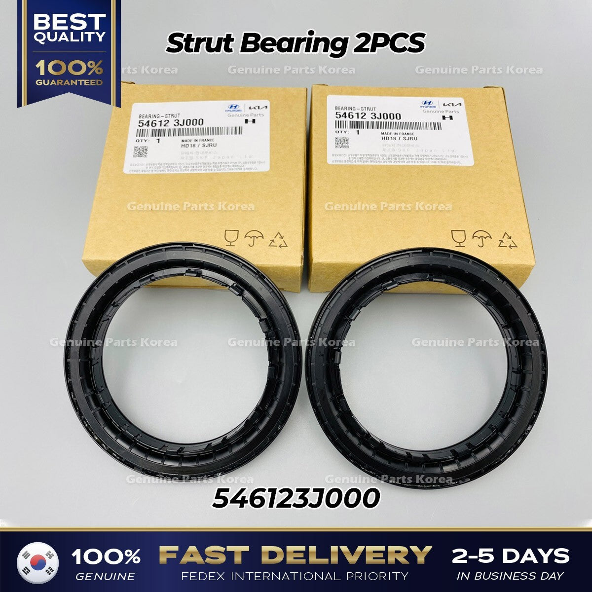 Genuine Strut Bearing 2PCS 546123J000 for Hyundai Veracruz