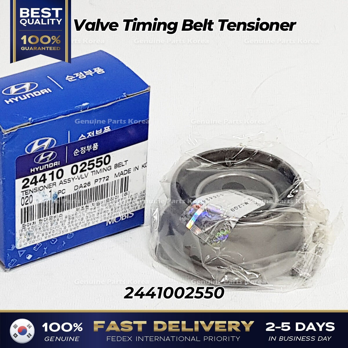 Genuine Valve Timing Belt Tensioner 2441002550 for Hyundai Atoz Getz