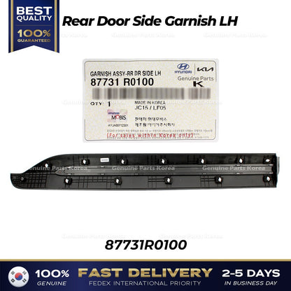 Genuine Rear Door Side Garnish LH 87731R0100 for Kia Carnival