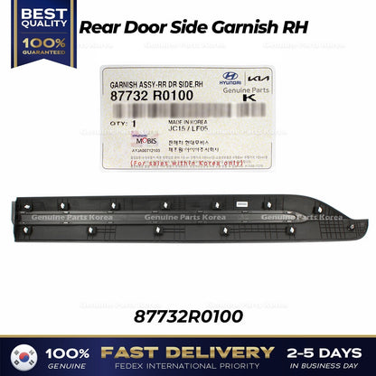 Genuine Rear Door Side Garnish RH 87732R0100 for Kia Carnival