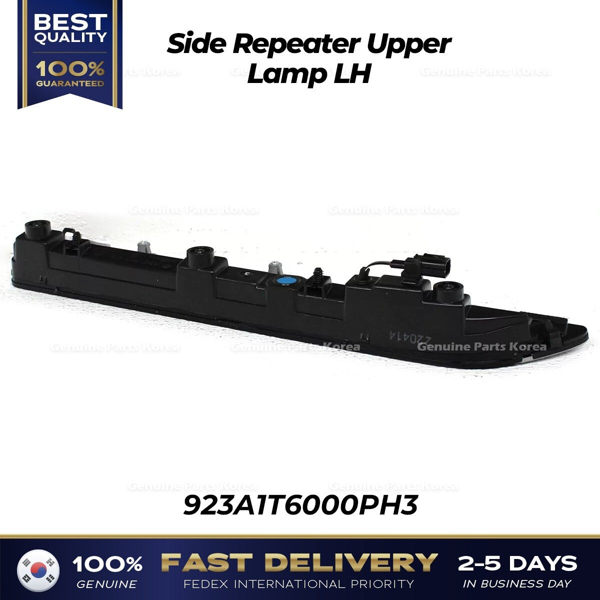 Genuine Side Repeater Upper Lamp LH 923A1T6000PH3 for Hyundai Genesis GV80