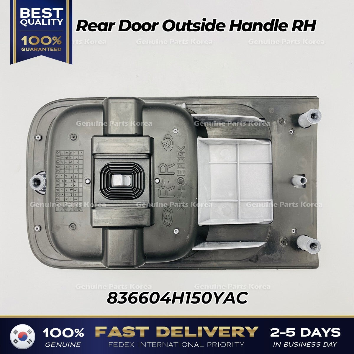 Genuine Rear Door Outside Handle RH 836604H150YAC for Hyundai H1