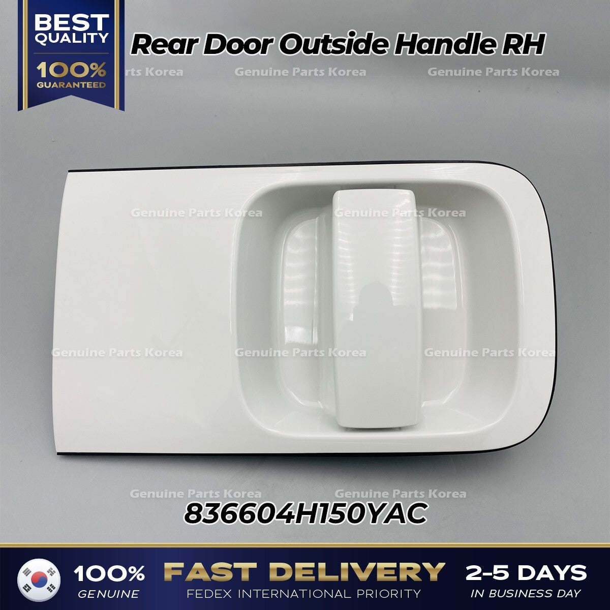 Genuine Rear Door Outside Handle RH 836604H150YAC for Hyundai H1