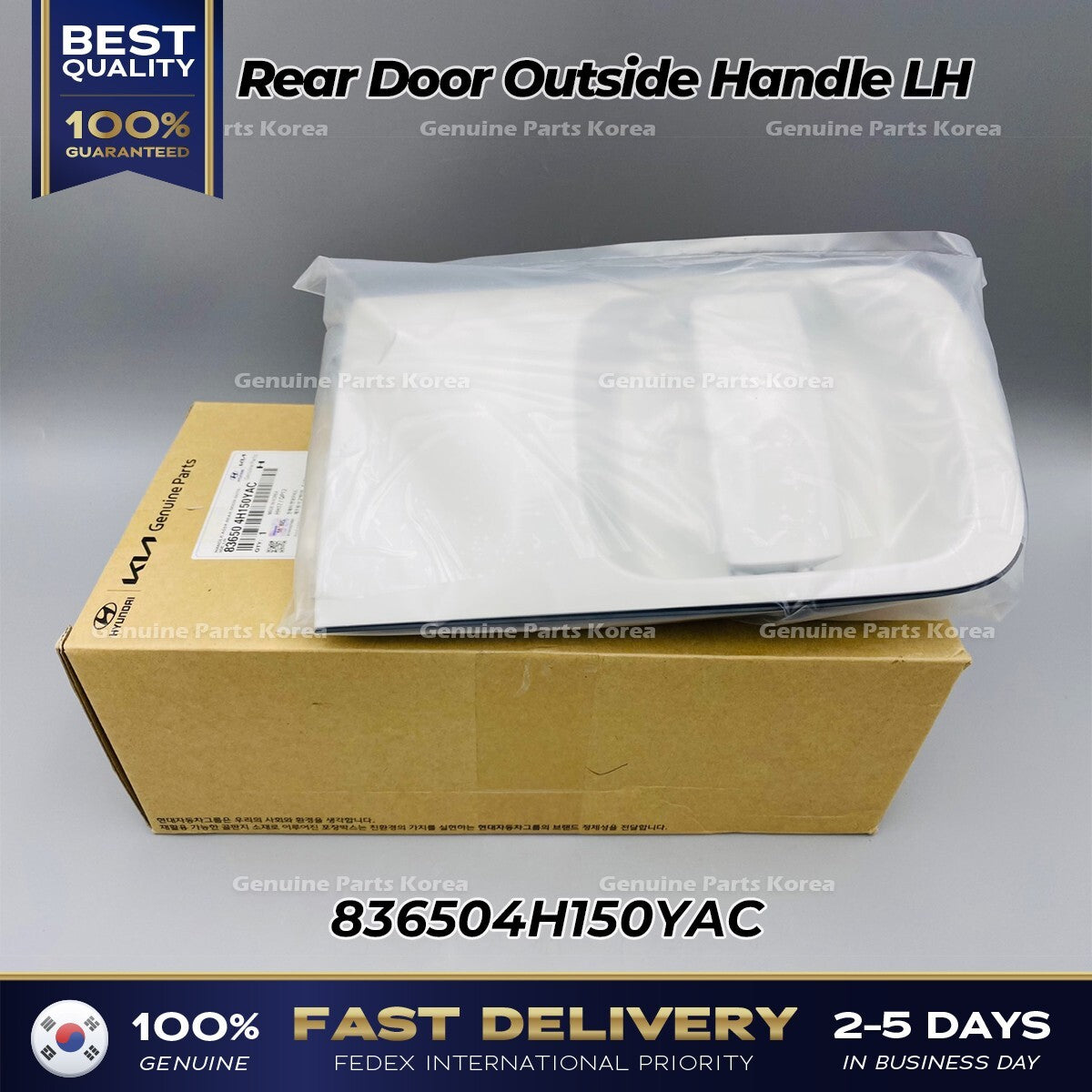 Genuine Rear Door Outside Handle LH 836504H150YAC for Hyundai H1